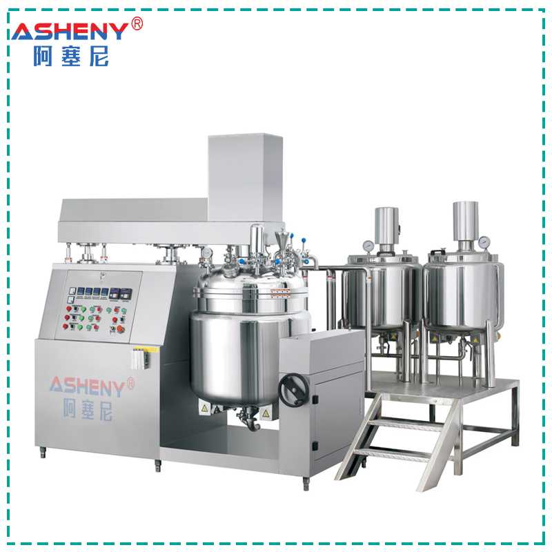 High shear vacuum homogenizing emulsifier